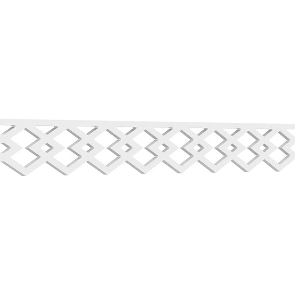 Ekena Millwork Hadley Architectural Grade PVC Running Trim, 6"H x 5/8"P x 48"L RUNP06X0625X48HAD - main